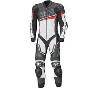 Held Slade II Abito monopezza in pelle moto, nero-bianco-rosso, taglia 58 per maschi