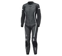 Held Spire 2 Tuta in pelle da motociclista a due pezzi, nero-bianco, taglia 54 per maschi