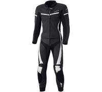 Held Spire Tuta in pelle da moto da donna in due pezzi, Bianco/nero, Taglia 44