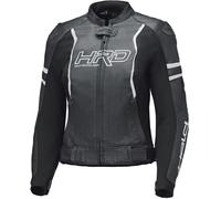 Held Street Rocket 4 Giacca in pelle da moto da donna, nero-bianco, taglia S 38 per donne