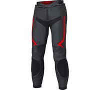 Held Street Rocket 4 Pantaloni in pelle da moto, nero-rosso, taglia 62 per maschi