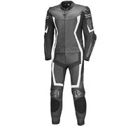 Held Street-Rocket Pro Tuta in pelle da moto a 2 pezzi, Bianco/nero, Taglia 48