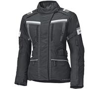 Held Tourino Top impermeabile Giacca tessile moto da donna, nero-grigio, taglia M per donne