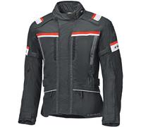 Held Tourino Top impermeabile Giacca tessile moto, nero-rosso, taglia L per maschi