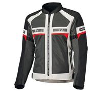 Held Tropic 4 Mesh Giacca da moto in tessuto, grigio/rosso, L