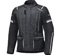 Held Zorro ST impermeabile Giacca tessile moto da donna, nero-grigio-bianco, taglia L per donne