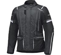 Held Zorro ST impermeabile Giacca tessile moto da donna, nero-grigio-bianco, taglia S per donne