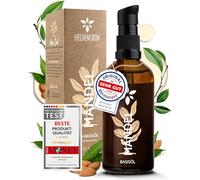 Heldengrün® Olio di mandorle biologico [100% naturale] - Dermatologicamente testato - Olio di mandorle bambino - Cura delicata per pelle secca e sensibile - Olio di mandorle spremuto a freddo