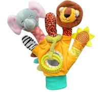 HELDENGUT Guanto Marionetta - Giochi Neonato & Giochi Sensoriali per Neonati - Peluche Interattivo 0+ Mesi - Marionette da Mano per Racconti