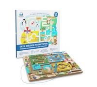 HELDENGUT® Labirinto magnetico per bambini a partire dai 2 anni - Avventura nello Zoo - Gioco magnetico per abilità motorie Montessori