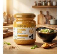 HeldenPilz® | Miso organico | pasta miso non pastorizzata | Miso bianco brillante Shinshu dal riso | ingredienti naturali al 100% | Bio sostenibile senza plastica