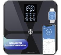 Heldenwerk Bilance Personali per Grasso corporeo con App e sensore a Superficie Intera 180 kg/400 libbre corporee digitali l'analisi corporea