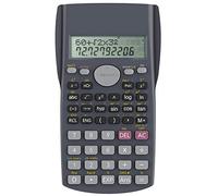 Helect 2-Linea Calcolatrice Scientifica di Ingegneria, Idoneo per la Scuola e Impresa, Nero