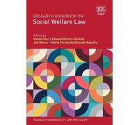 Helen Carr Research Handbook on Social Welfare Law (Copertina rigida)