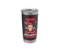Helen fa il nome magico di Natale Helen Gnome Bicchiere termico in acciaio inox doppia parete