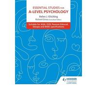Helen J. Kitching Essential Studies for A-Level Psychology (Tascabile)