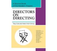 Helen Krich Chinoy Toby Cole Directors on Directing (Tascabile)