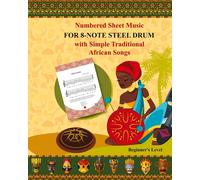 Helen Winter Numbered Sheet Music for 8-Note Steel Drum with Simple (Tascabile)