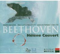 Helene Couvert Sonates Pour Piano, Opus 2 No. 1, 27 No. 1, 101 (Couvert) (CD)