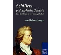 Helene Lange Schillers philosophische Gedichte (Tascabile)