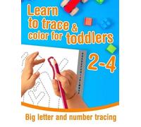 Helene Val Big letter and number tracing - Learn to trace and color (Tascabile)