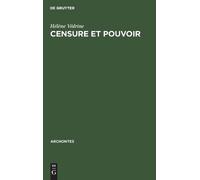 Hélène Védrine Censure et Pouvoir (Copertina rigida) Archontes