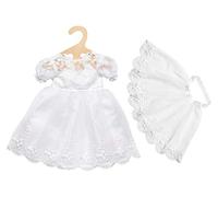 Heless 1020 - Abito da Sposa Sissi con Velo per Bambole, Misura 28-35 cm, per Un Matrimonio di Bambola