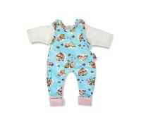 Heless 1085 Rompers with T-shirt for dolls Emil and Emma fairy unicorn, size 28-