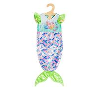 Heless 1320-Vestito da Sirena Yara, Abito con Paillettes Scintillanti per Bambole e Peluche di Taglia 28-35 cm, Multicolore, 1320