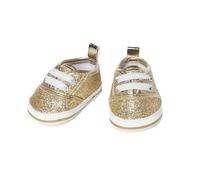 Heless 1461 Gold Glitter Doll Sneaker Size 30-34cm Fancy Footwear with Wow Effec