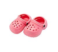 Heless 2011 - scarpe per bambole, iconici zoccoli, taglia 32-38 cm, rosa