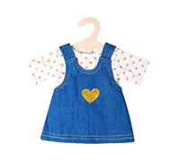 Heless-Heart 2052 - Set di Vestiti per Bambole in Design Dorato, 2 Pezzi, con Abito in Jeans e Maglietta, Taglia 35 - 45 cm, Multicolore, 35-45 Centimeters