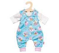 Heless 2085 - Set di Abbigliamento per Bambole in Unicorno Emil e Fata Emma Design, 2 Pezzi con Pagliaccetto con Maglietta, Taglia 35-45 cm