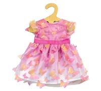 Heless 2252Abito per Bambole con Design Miss Butterfly, Elegante Abito in Tulle con Effetto Ombré e Farfalle Svolazzanti per Bambole e Peluche di Dimensioni 3545 Cm