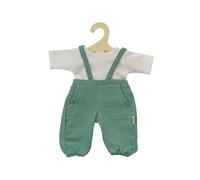Heless 2416 - poppenkleding van 100% biologisch katoen, 2-delige set met tuinbro