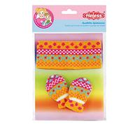 Heless 2811 - Accessori per Vestiti per Bambole Jolly, 2 Pezzi con Guanti e Fascia, Misura 35-45 cm