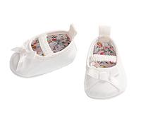 Heless-Ballerine per Bambole, Colore Bianco, Dimensioni 30-34 cm, Tinta Unita, 6481