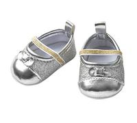 Heless 7481 - Palloncini Glitterati per Bambole, Colore: Argento, Dimensioni 30-34 cm