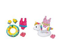 Heless 88Heless Swimming Set for Doll Swimming set in pink and yellow