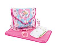 Heless 978 - Accessori per Bambole, Borsa fasciatoio con Unicorno Emil e Fata Emma con Molti Accessori