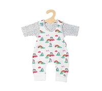 Heless 1185 - Clothing Set for Dolls in Penguin Polka Dot Design, 2 Pieces with