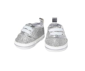 Heless - Poppensneakers Glitter Zilver 38-45 cm NUOVO