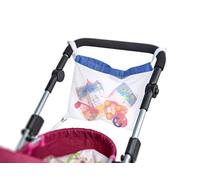 Heless- Schwetzingen Rete per Carrozzina, Circa 43 x 16 x 2,5 cm, per Maggiore Spazio sul Passeggino delle Bambole, Colore Bianco, m, 965Heless