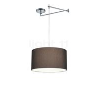 Helestra Certo Lampada a sospensione, antracite, rotondo