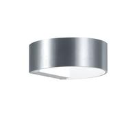Helestra Fosca Lampada da parete LED, alluminio opaco