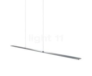 Helestra Lexx Lampada a sospensione LED, nichel - altezza regolabile con Easy-Lift-System