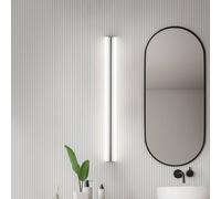 Helestra luce per specchio a LED LOOM, lunghezza 90 cm, cromata, IP44 Helestra