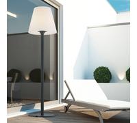 Helestra Moris Lampada da terra, grafite - 184 cm