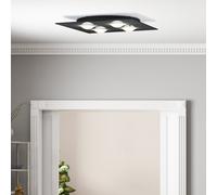 Helestra Nomi Lampada da soffitto LED, nero - 38 cm
