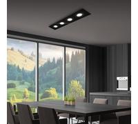Helestra Nomi Lampada da soffitto LED, nero - 75 cm